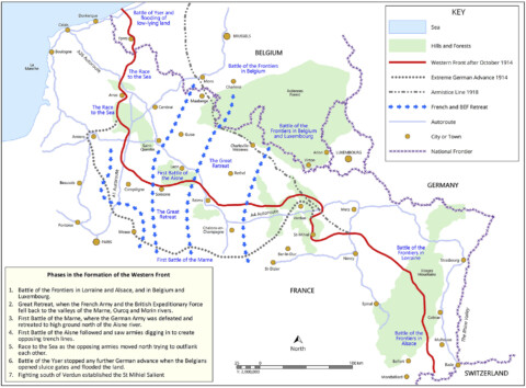 By bike along the Western Front of World War 1 - Nigel Bruce