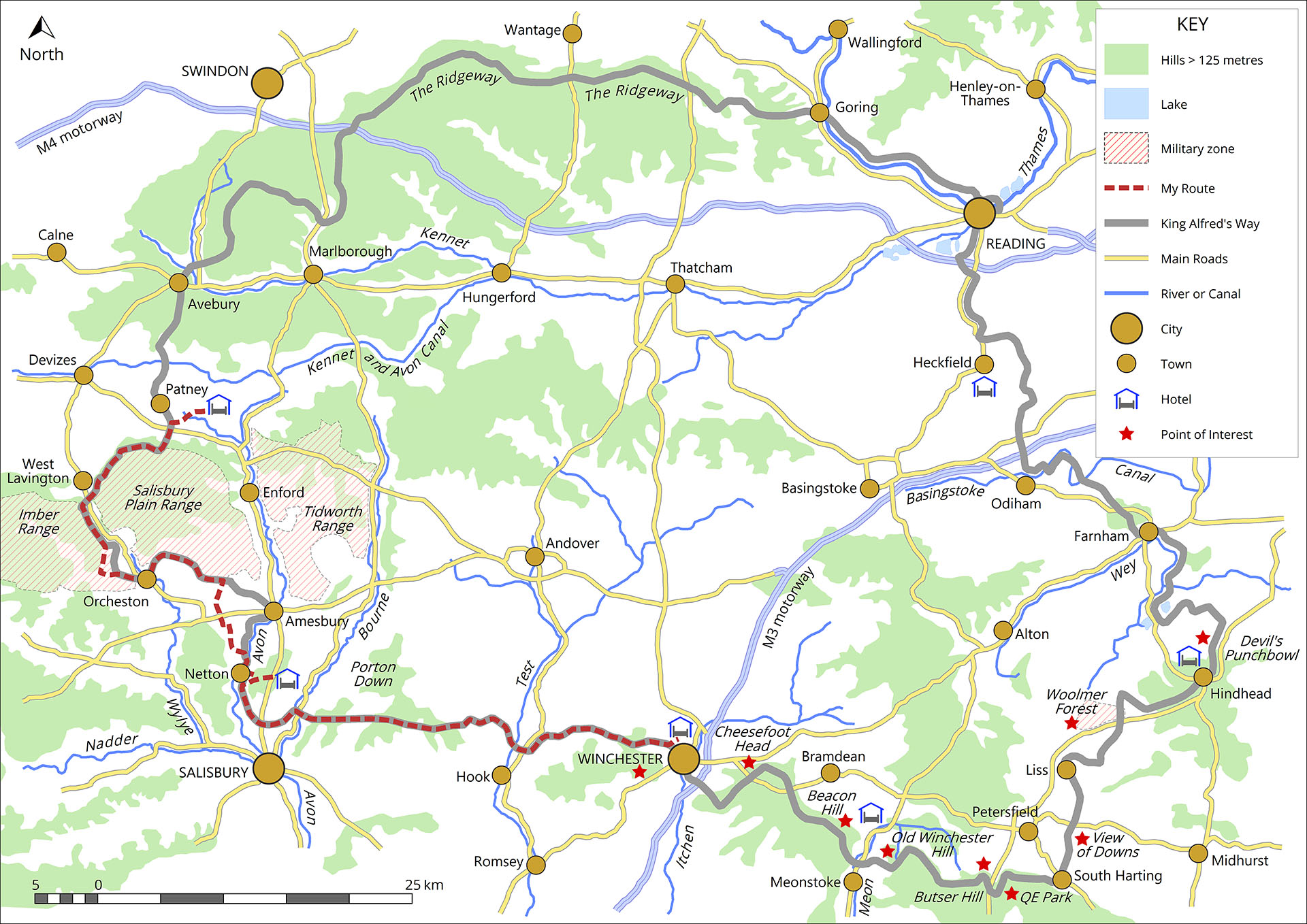 Days 5 and 6 of King Alfred's Way - Winchester to Bottlesford in the Vale of Pewsey